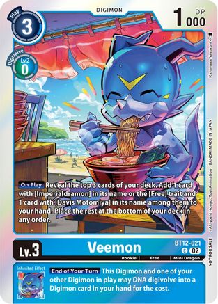 Veemon [BT12-021] (Gen Con 2023) [Promotional Cards] - Trinity Hobby
