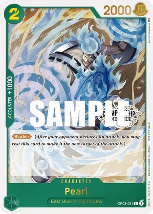 Pearl (Store Championship Participation Pack Vol. 2) (OP03-031) - [One Piece Promotion Cards] Foil - Trinity Hobby