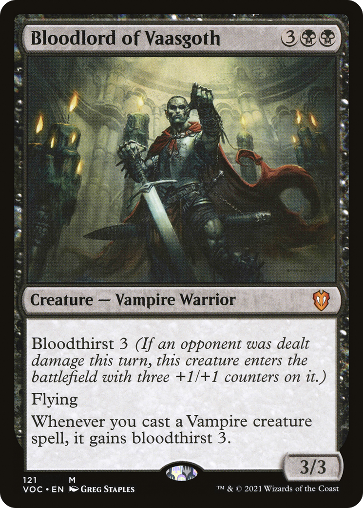 Bloodlord of Vaasgoth [Innistrad: Crimson Vow Commander] - Trinity Hobby