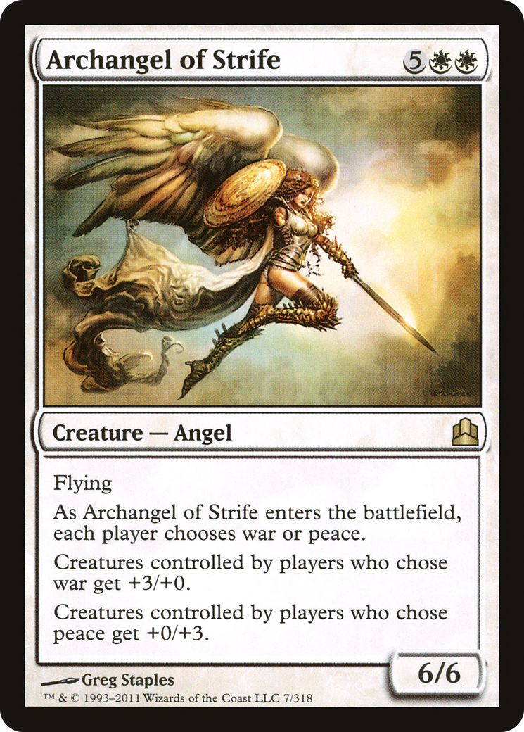 Archangel of Strife [Commander 2011] - Trinity Hobby