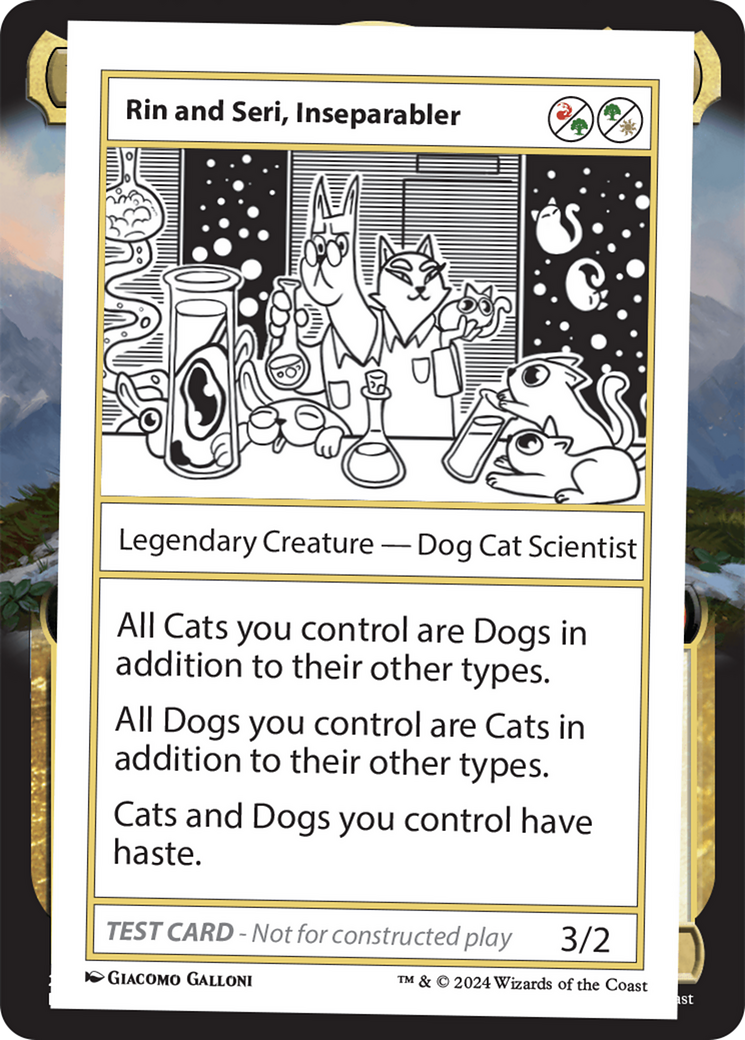 Rin and Seri, Inseparabler [Mystery Booster 2 Playtest Cards] - Trinity Hobby