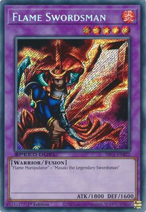 Flame Swordsman [SBC1-ENB22] Secret Rare - Trinity Hobby