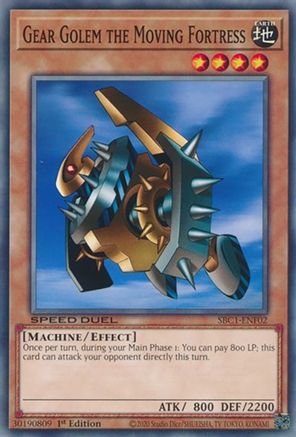 Gear Golem the Moving Fortress [SBC1-ENF02] Common - Trinity Hobby