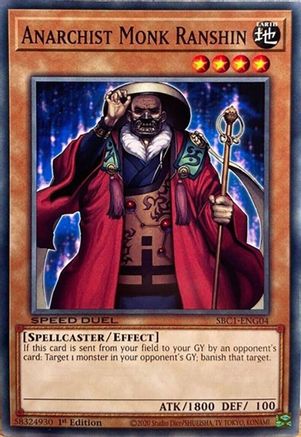 Anarchist Monk Ranshin [SBC1-ENG04] Common - Trinity Hobby