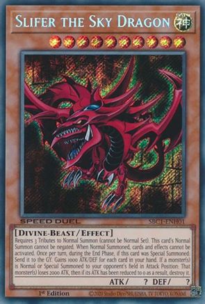 Slifer the Sky Dragon [SBC1-ENH01] Secret Rare - Trinity Hobby