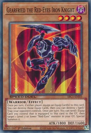 Gearfried the Red-Eyes Iron Knight [SBC1-ENI05] Common - Trinity Hobby