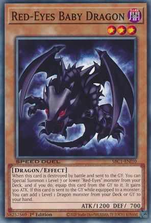 Red-Eyes Baby Dragon [SBC1-ENI10] Common - Trinity Hobby