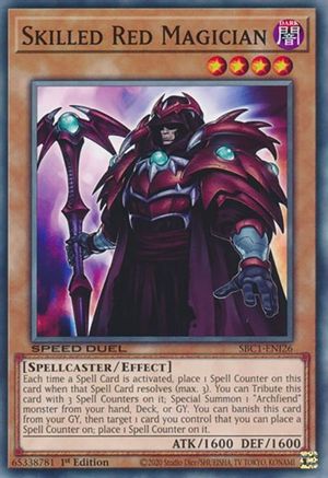 Skilled Red Magician [SBC1-ENI26] Common - Trinity Hobby