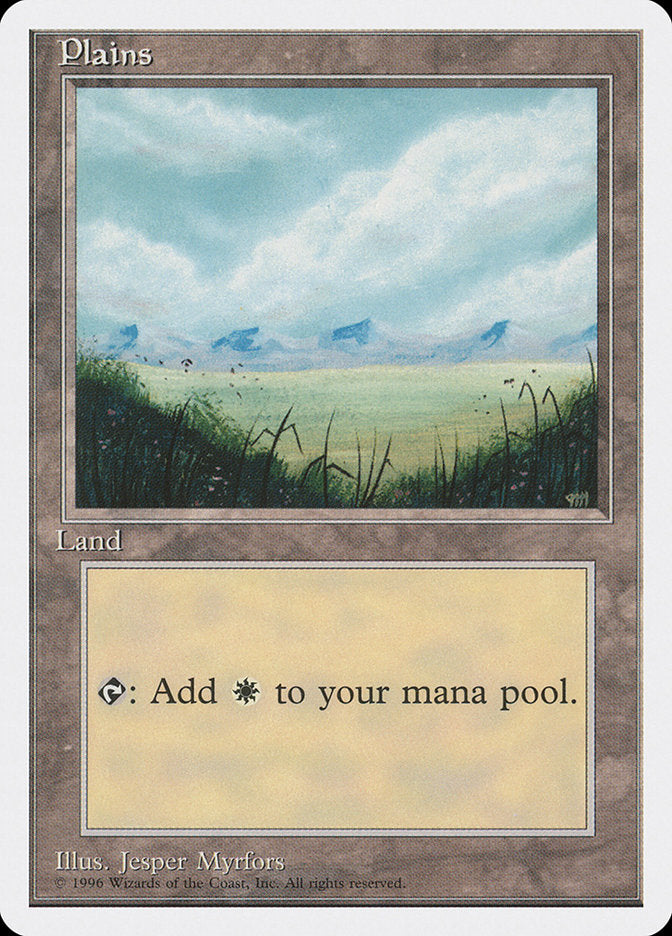 Plains (No Trees, Signature on Bottom Right) [Introductory Two-Player Set] - Trinity Hobby