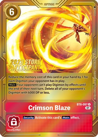 Crimson Blaze (2023 Store Participant) [New Awakening] - Trinity Hobby