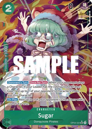 Sugar (Alternate Art) (OP04-024) - [Kingdoms of Intrigue] Foil - Trinity Hobby