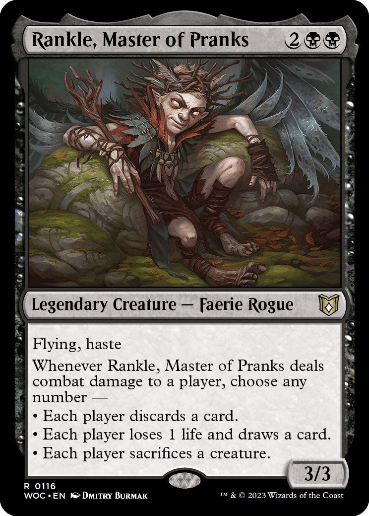 Rankle, Master of Pranks [Wilds of Eldraine Commander] - Trinity Hobby