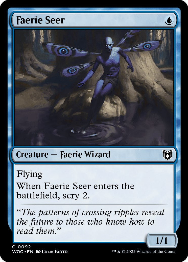 Faerie Seer [Wilds of Eldraine Commander] - Trinity Hobby