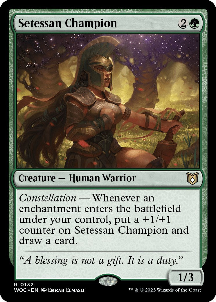 Setessan Champion [Wilds of Eldraine Commander] - Trinity Hobby