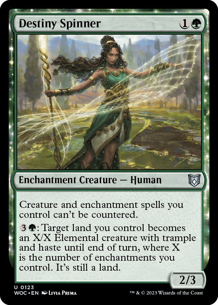 Destiny Spinner [Wilds of Eldraine Commander] - Trinity Hobby
