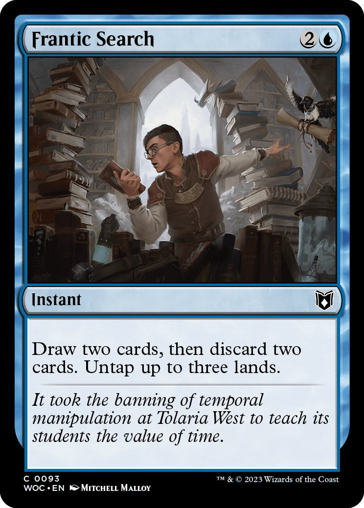 Frantic Search [Wilds of Eldraine Commander] - Trinity Hobby