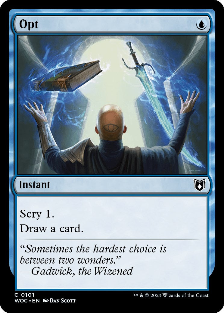 Opt [Wilds of Eldraine Commander] - Trinity Hobby