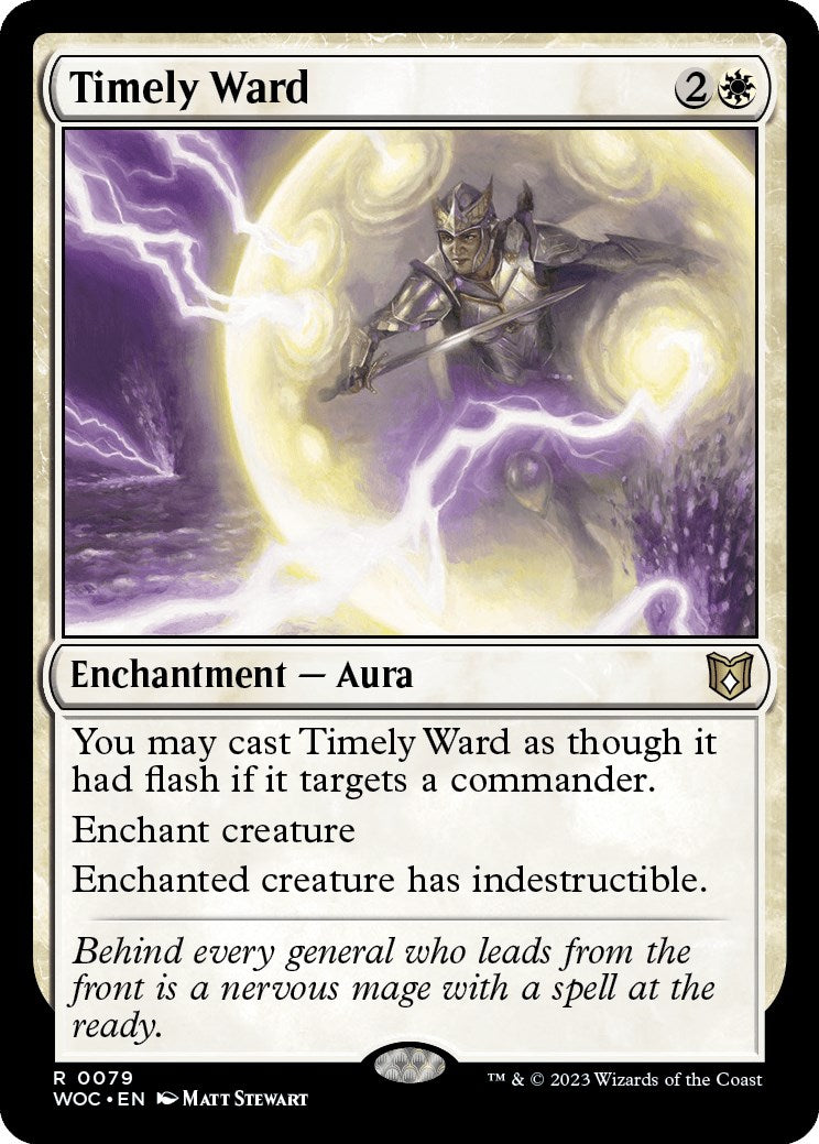 Timely Ward [Wilds of Eldraine Commander] - Trinity Hobby
