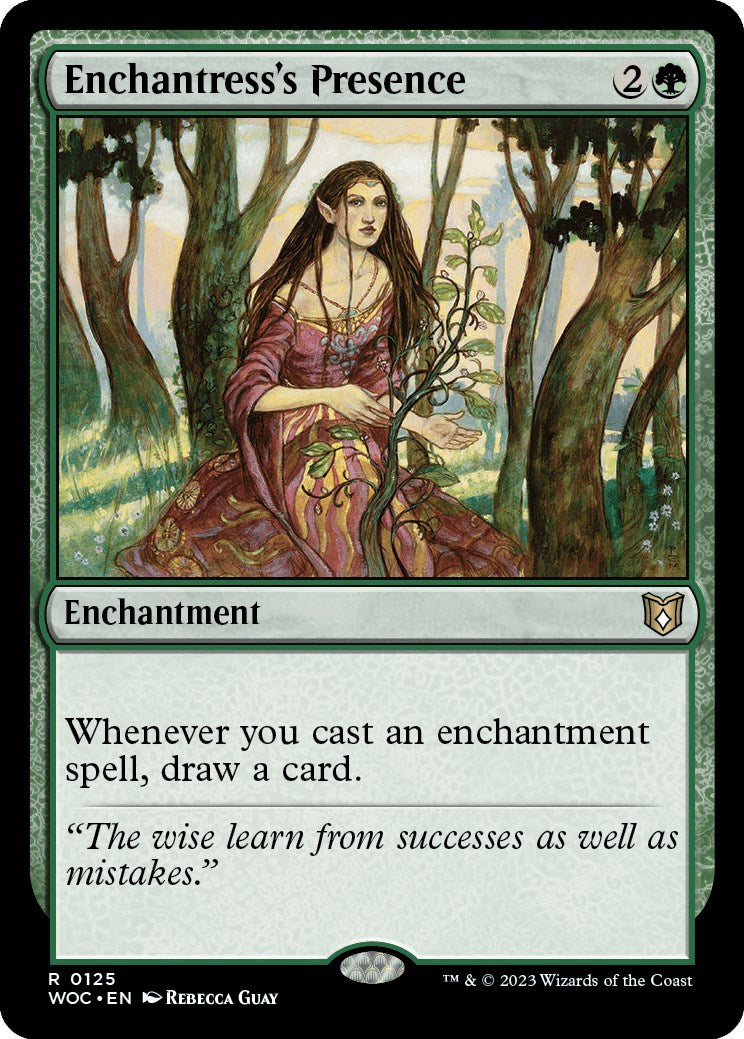 Enchantress's Presence [Wilds of Eldraine Commander] - Trinity Hobby