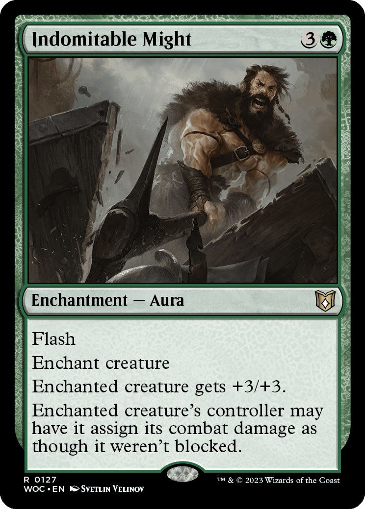 Indomitable Might [Wilds of Eldraine Commander] - Trinity Hobby