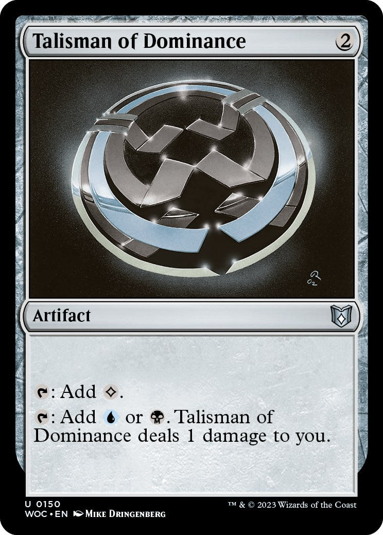 Talisman of Dominance [Wilds of Eldraine Commander] - Trinity Hobby