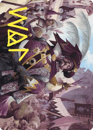 Discerning Financier Art Card (Gold-Stamped Signature)  (ASWOE-002) - [Art Series: Wilds of Eldraine]