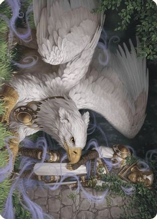 Dutiful Griffin Art Card  (ASWOE-003) - [Art Series: Wilds of Eldraine]