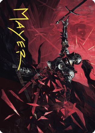 Shatter the Oath Art Card (Gold-Stamped Signature)  (ASWOE-014) - [Art Series: Wilds of Eldraine]