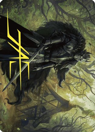 Agatha's Champion Art Card (Gold-Stamped Signature)  (ASWOE-022) - [Art Series: Wilds of Eldraine]