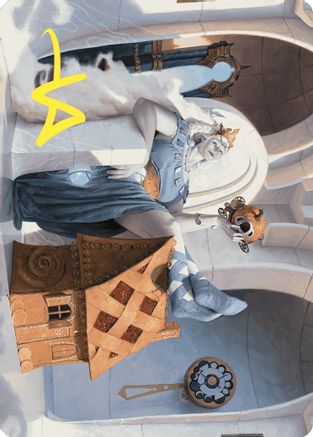 Beluna Grandsquall Art Card (Gold-Stamped Signature)  (ASWOE-036) - [Art Series: Wilds of Eldraine]
