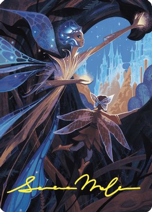 Kindred Discovery Art Card (Gold-Stamped Signature)  (ASWOE-067) - [Art Series: Wilds of Eldraine]