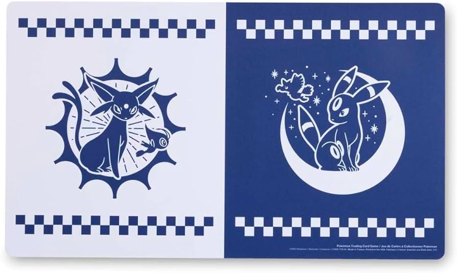 Pokemon Center Espeon & Umbreon Timeless Friends Playmat