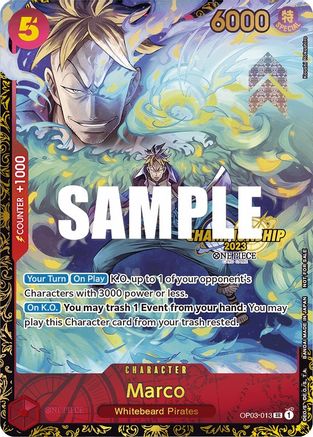 Marco (Championship 2023) (OP03-013) - [One Piece Promotion Cards] Foil - Trinity Hobby