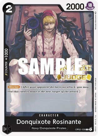 Donquixote Rosinante (Judge Pack Vol. 2) (OP02-108) - [One Piece Promotion Cards] Foil - Trinity Hobby