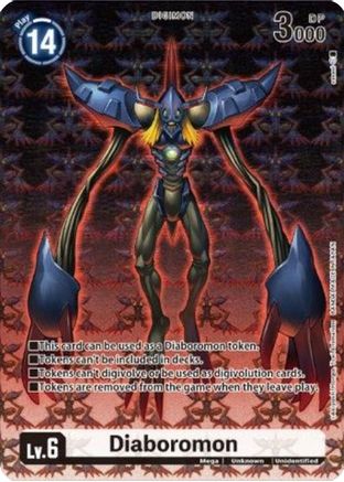 Diaboromon Token (Tamer Goods Set Diaboromon) [Release Special Booster Promos] - Trinity Hobby