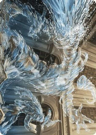 Splashy Spellcaster Art Card  (ASWOE-009) - [Art Series: Wilds of Eldraine]