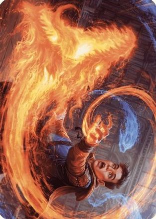 Frantic Firebolt Art Card  (ASWOE-016) - [Art Series: Wilds of Eldraine]