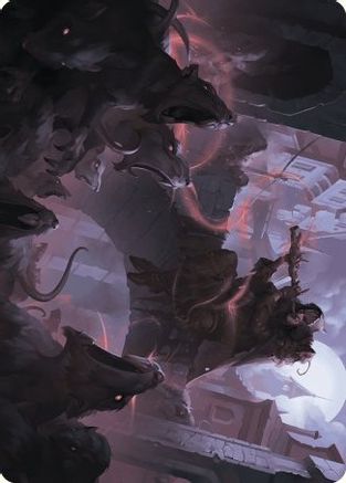 Gnawing Crescendo Art Card  (ASWOE-017) - [Art Series: Wilds of Eldraine]