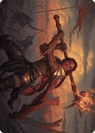 Imodane, the Pyrohammer Art Card  (ASWOE-018) - [Art Series: Wilds of Eldraine]