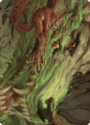 Leaping Ambush Art Card  (ASWOE-026) - [Art Series: Wilds of Eldraine]