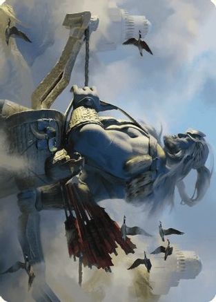 Skybeast Tracker Art Card  (ASWOE-027) - [Art Series: Wilds of Eldraine]