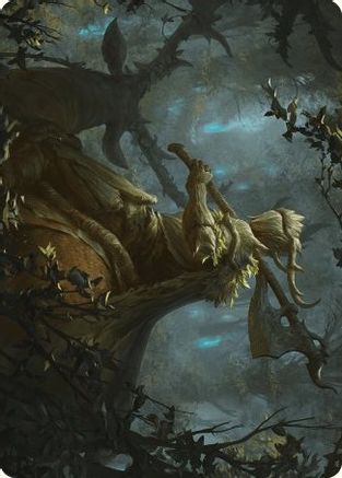 Verdant Outrider Art Card  (ASWOE-028) - [Art Series: Wilds of Eldraine]
