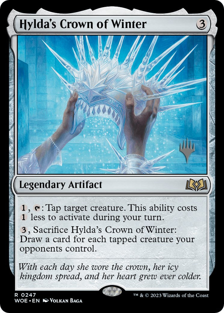 Hylda's Crown of Winter (Promo Pack) [Wilds of Eldraine Promos] - Trinity Hobby