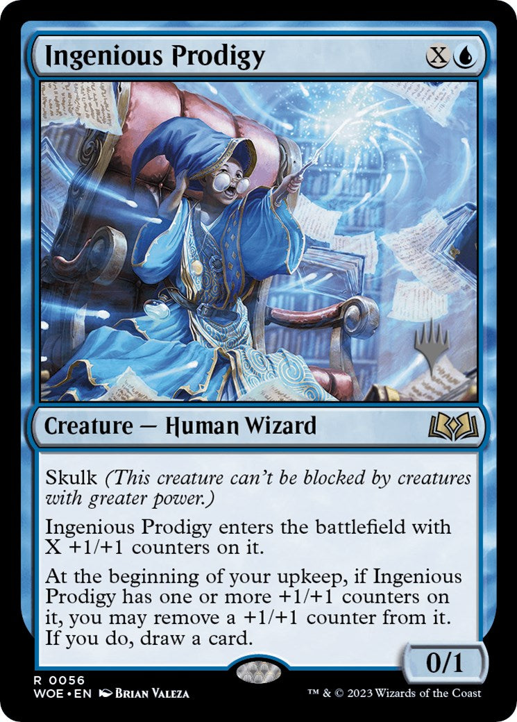 Ingenious Prodigy (Promo Pack) [Wilds of Eldraine Promos] - Trinity Hobby
