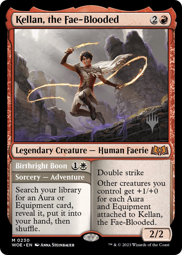Kellan, the Fae-Blooded (Promo Pack) [Wilds of Eldraine Promos] - Trinity Hobby