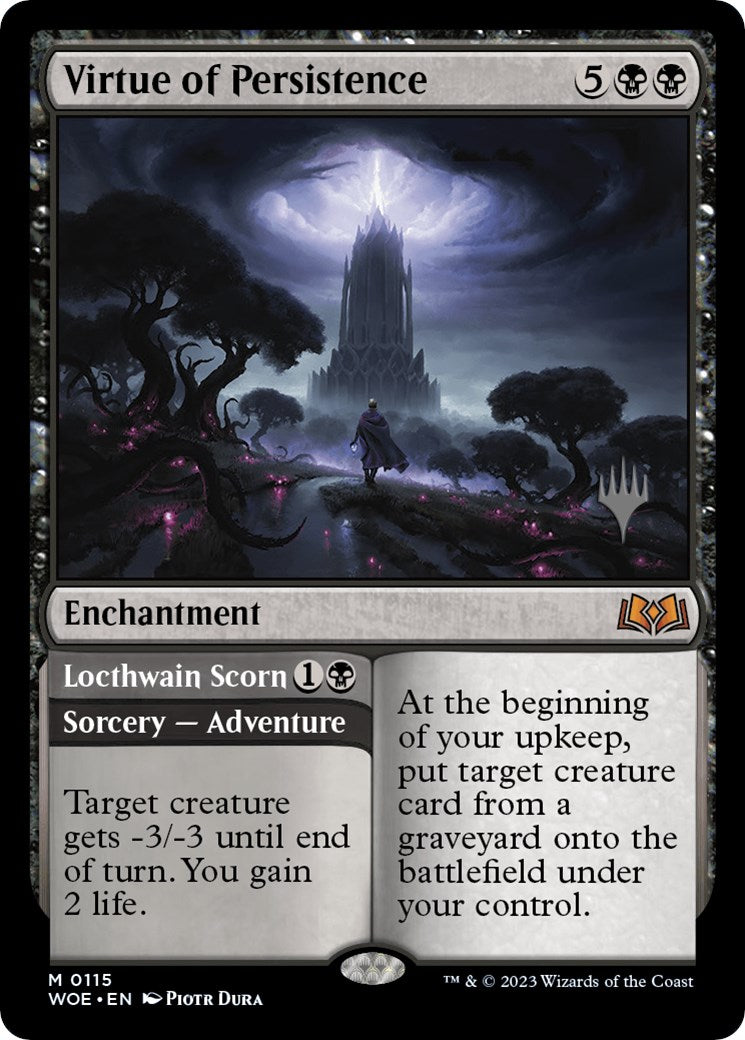 Virtue of Persistence (Promo Pack) [Wilds of Eldraine Promos] - Trinity Hobby