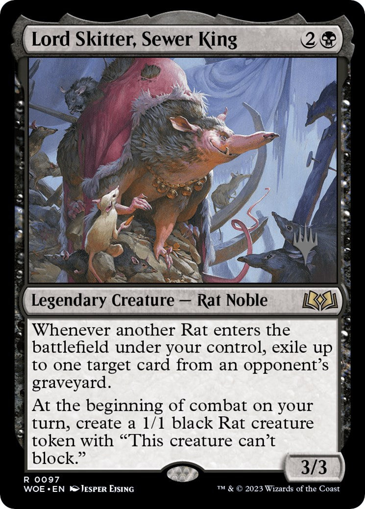 Lord Skitter, Sewer King (Promo Pack) [Wilds of Eldraine Promos] - Trinity Hobby