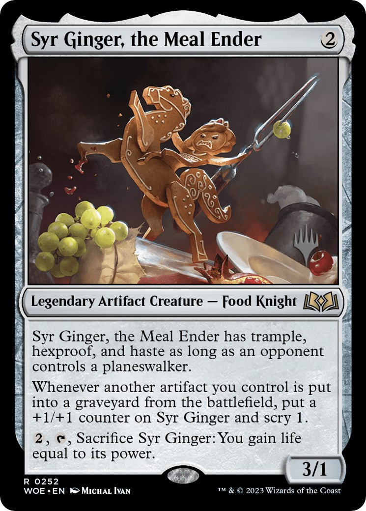 Syr Ginger, the Meal Ender (Promo Pack) [Wilds of Eldraine Promos] - Trinity Hobby