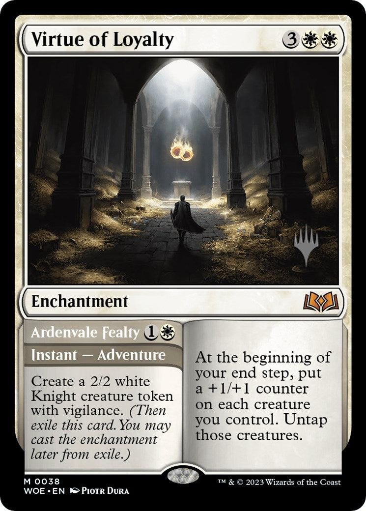 Virtue of Loyalty // Ardenvale Fealty (Promo Pack) [Wilds of Eldraine Promos] - Trinity Hobby
