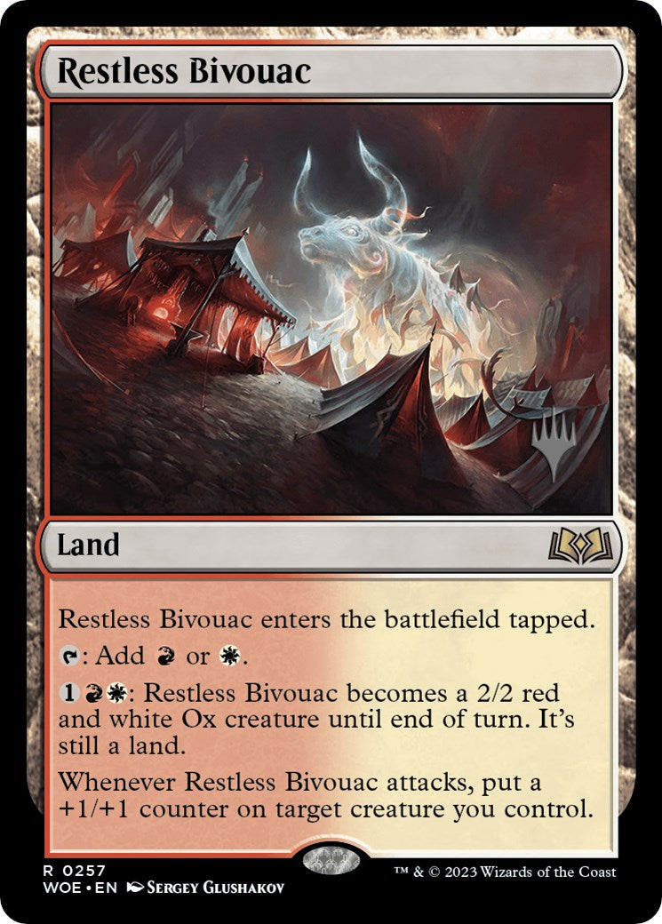 Restless Bivouac (Promo Pack) [Wilds of Eldraine Promos] - Trinity Hobby